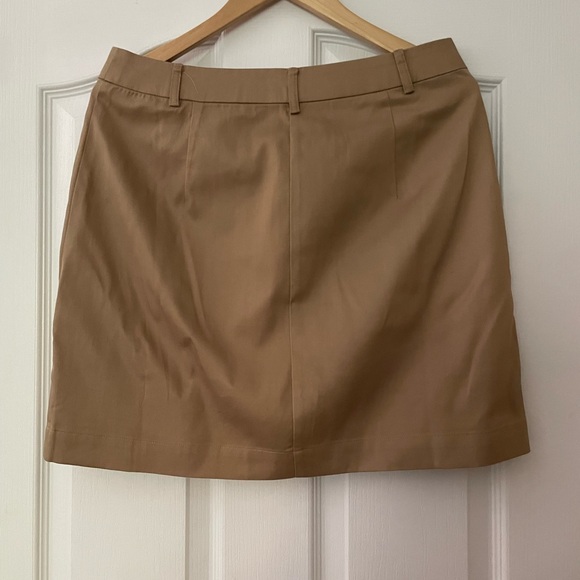Tan Button-Front Skirt - Picture 6 of 6